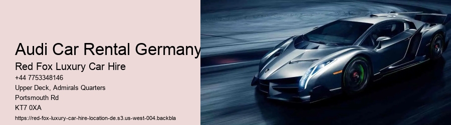 Audi Car Rental Germany