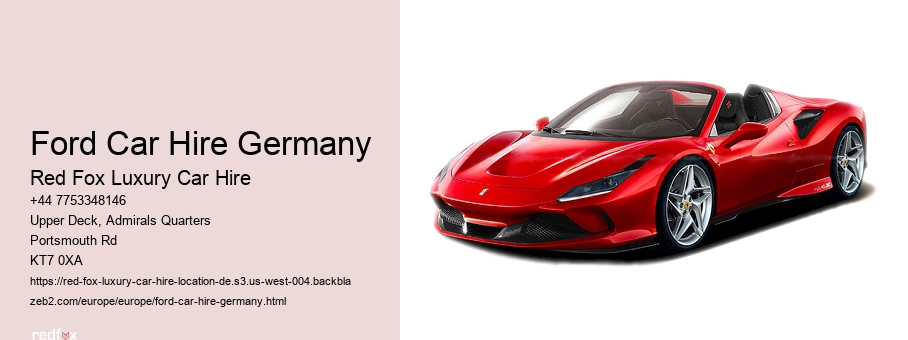 Ford Car Hire Germany